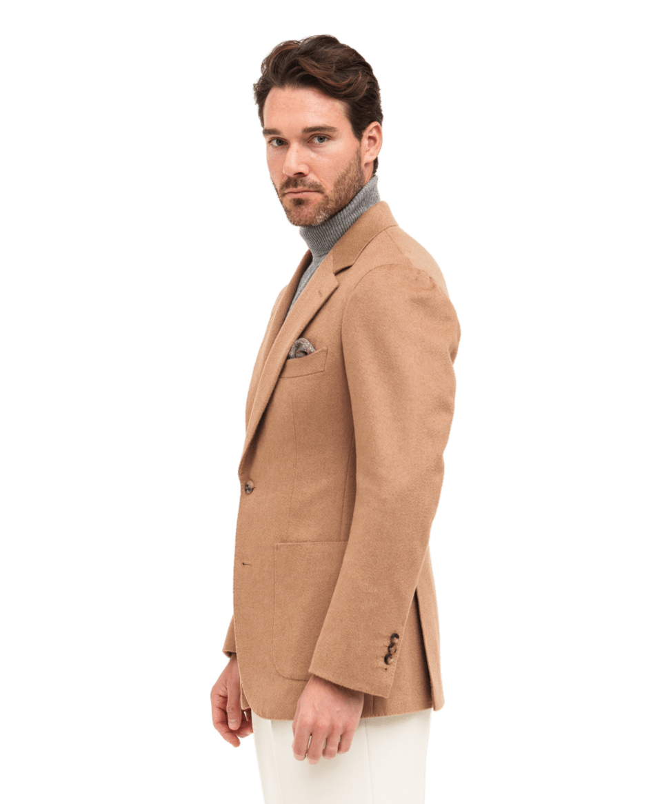 Zibeline Camelhair Sport Coat - custom suits nyc bespoke tailor midtown, noho