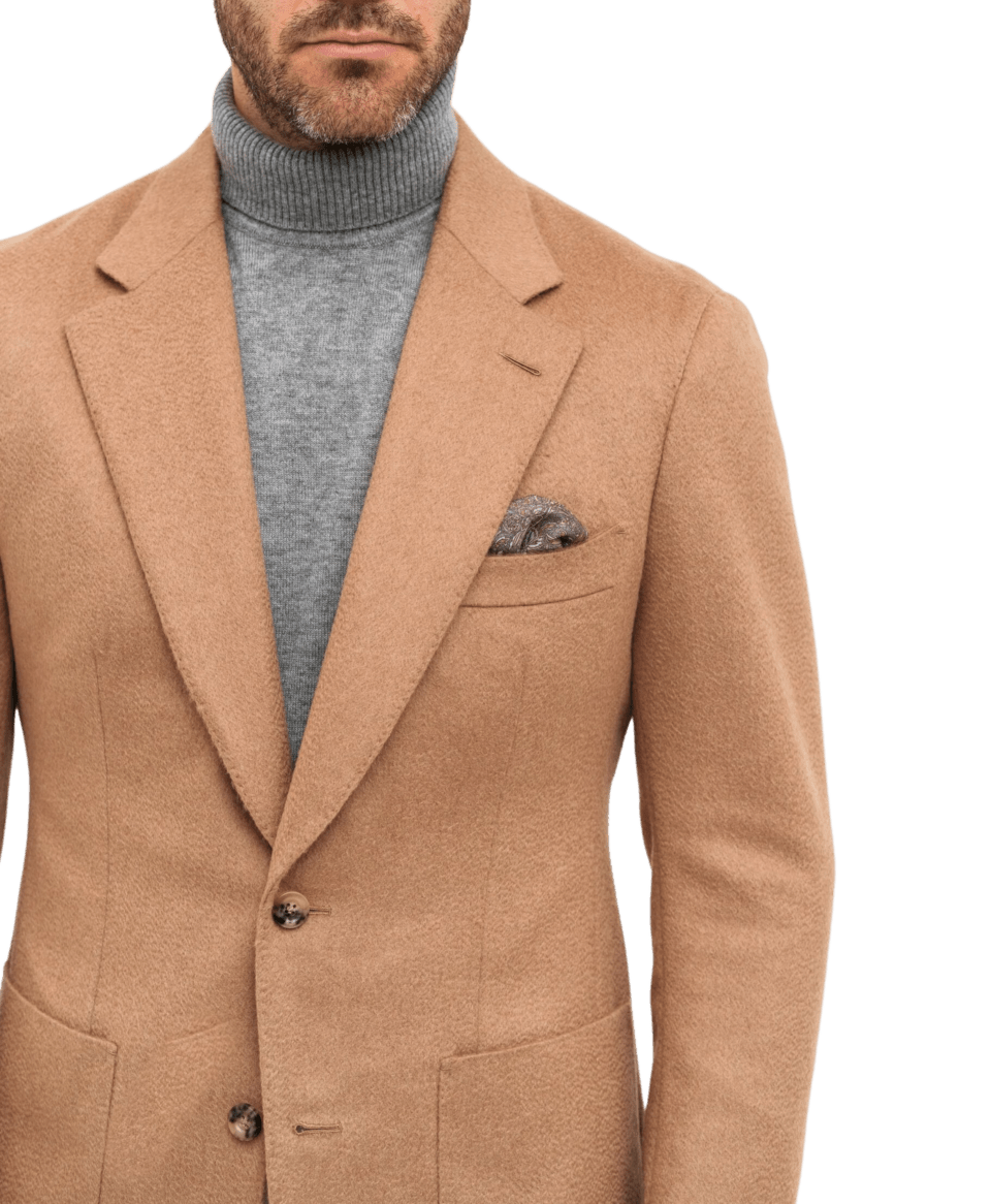 Camel Hair Sport Coat - custom suits nyc bespoke tailor midtown, noho