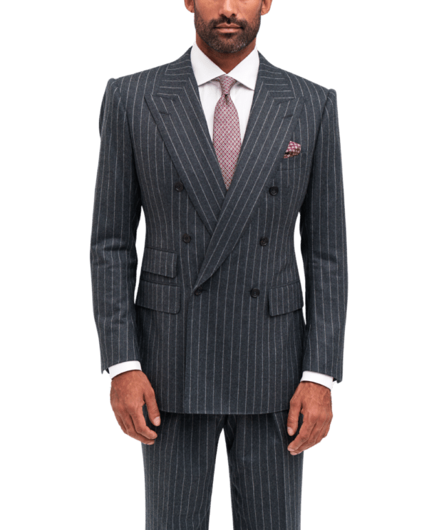 Michael-Andrews-Custom-Grey-Suit - custom suits nyc bespoke tailor midtown, noho