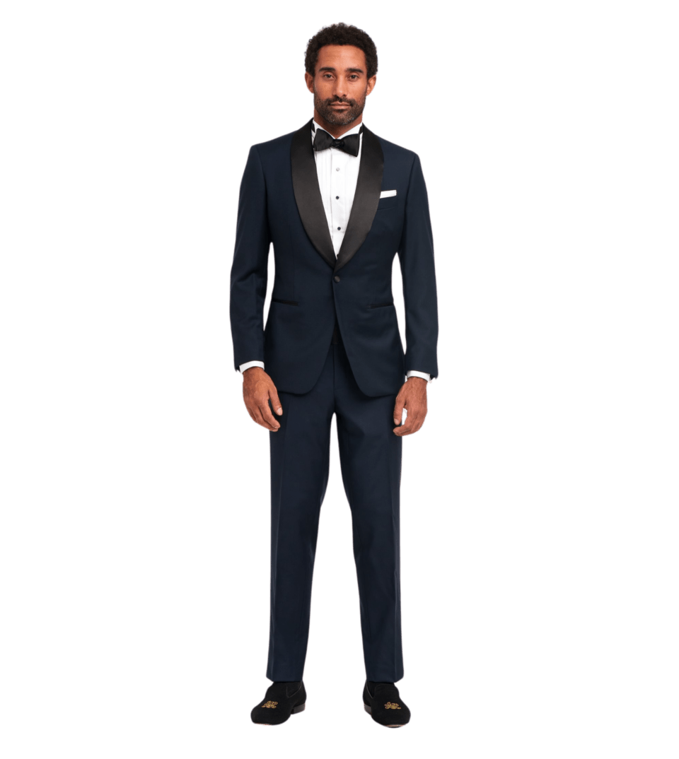 Michael-Andrews-Midnight-Blue-Wool-Tuxedo-Full-View - custom suits nyc bespoke tailor midtown, noho