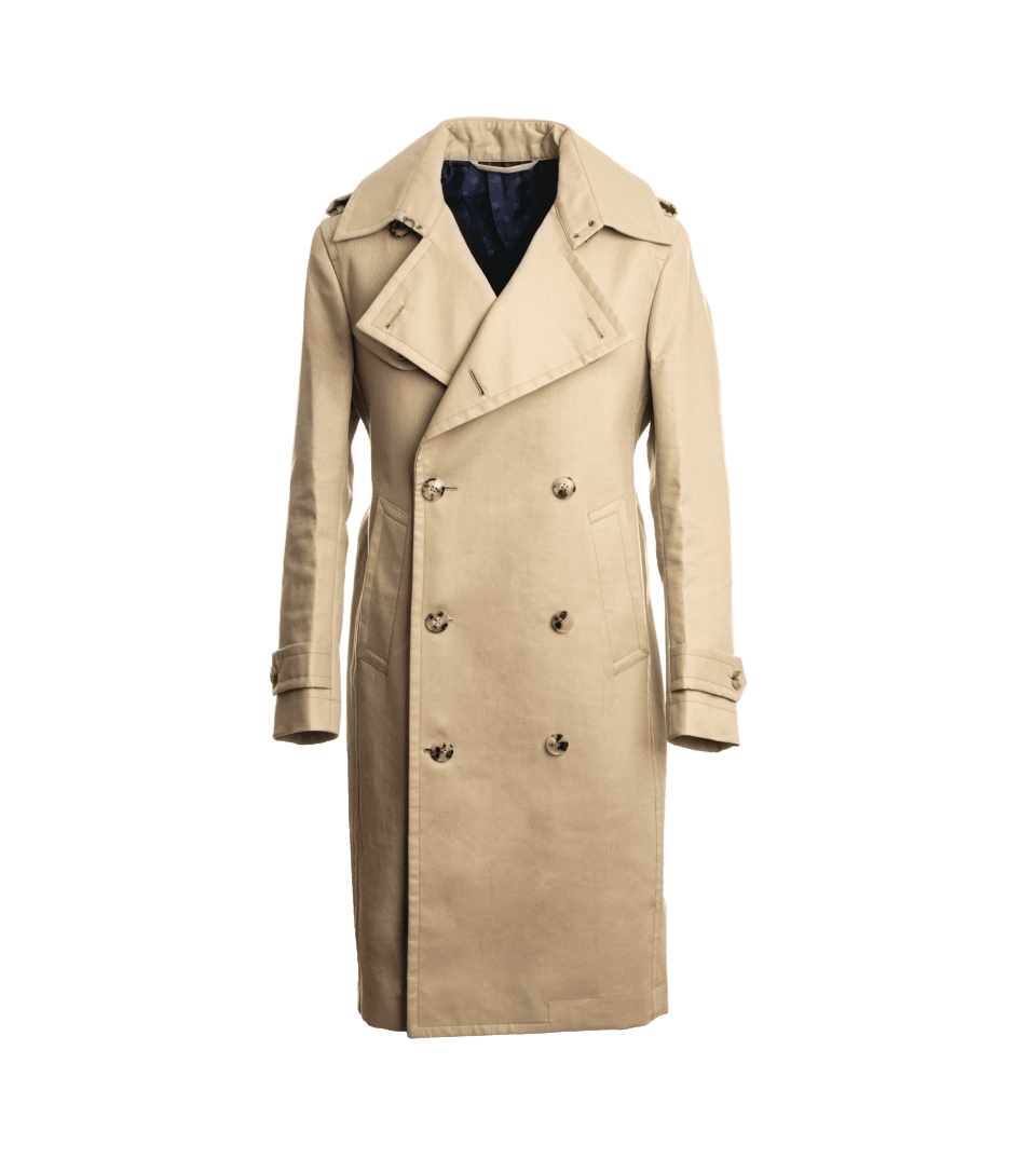 Michael Andrews Bespoke | Bespoke Classic Khaki Rain Coat