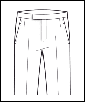 pants-front-flat -  - custom suits nyc bespoke tailor midtown, noho
