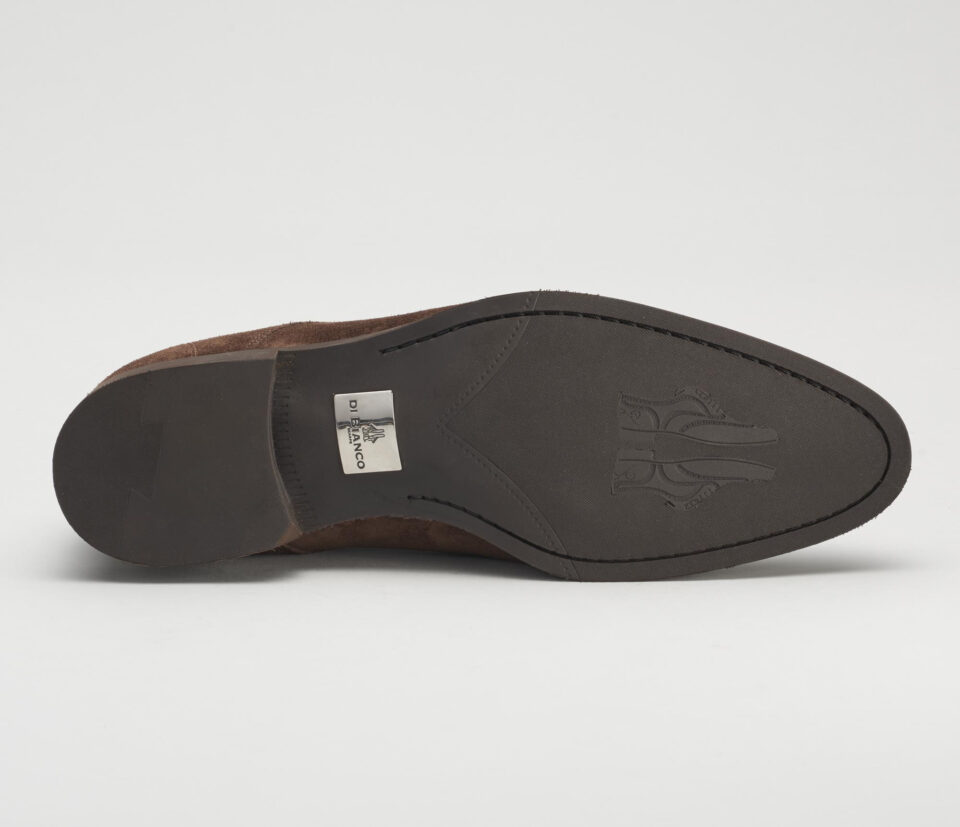 (product) Bergamo Mustang Oxford, Sole view - custom suits nyc bespoke tailor midtown, noho