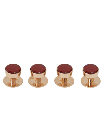 (product) Cornelian Studs (Rose Gold) - custom suits nyc bespoke tailor midtown, noho